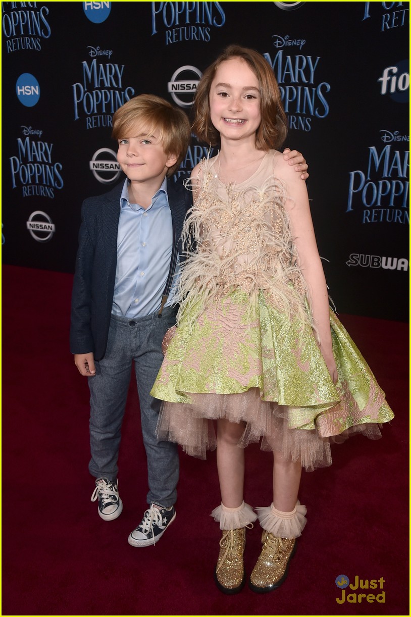 'Mary Poppins Returns' Young Stars Pixie Davies & Joel Dawson Step Out