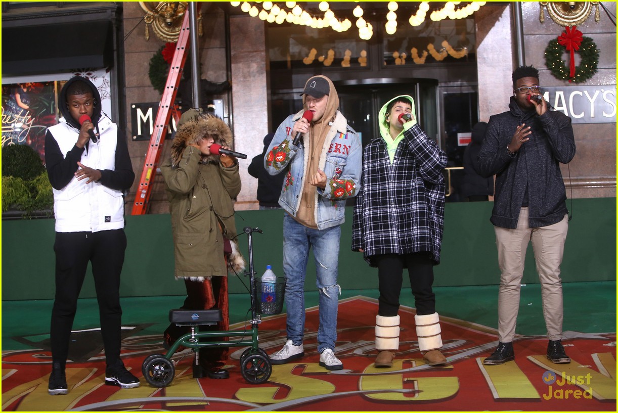 Pentatonix Bundle Up For Late Night Rehearsals for Macy's Thanksgiving