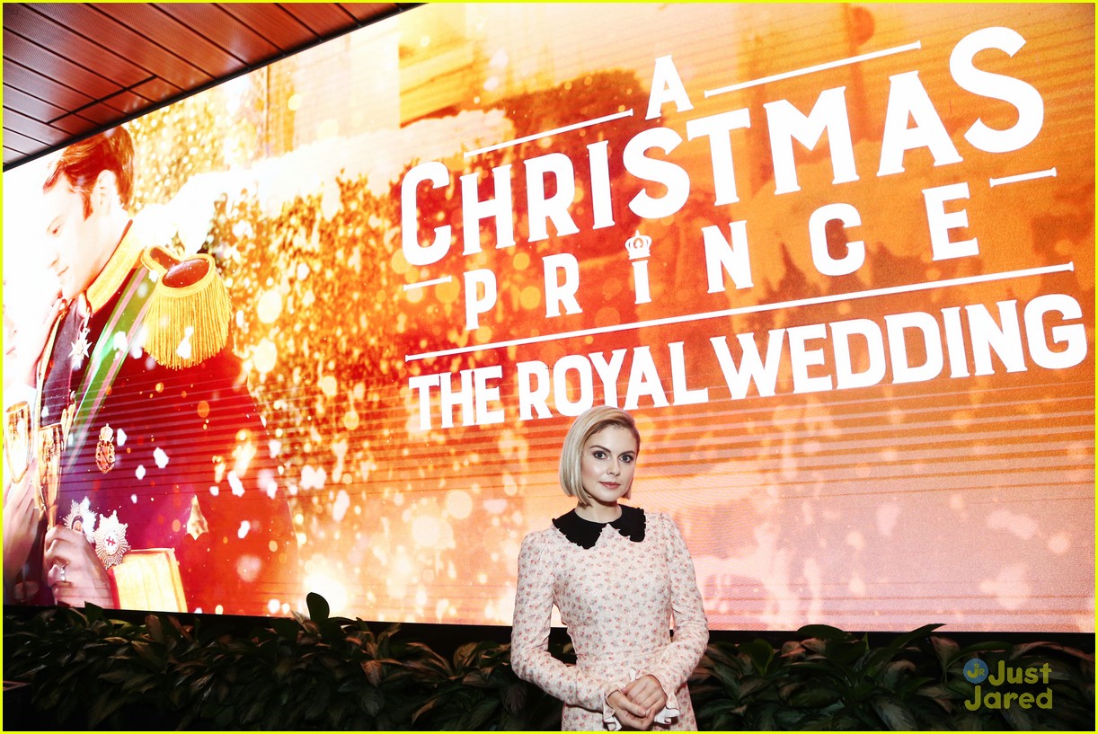 Rose McIver Steps Out For 'Christmas Prince: The Royal Wedding