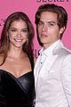 barbara palvin and dylan sprouse share a kiss at vs fashion show after party 15
