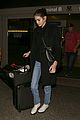 cindy crawford kids kaia presley gerber jet home from london 01