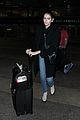 cindy crawford kids kaia presley gerber jet home from london 09