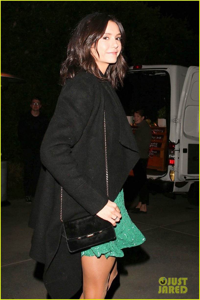 nina dobrev julianne hough jennifer klein holiday party 02