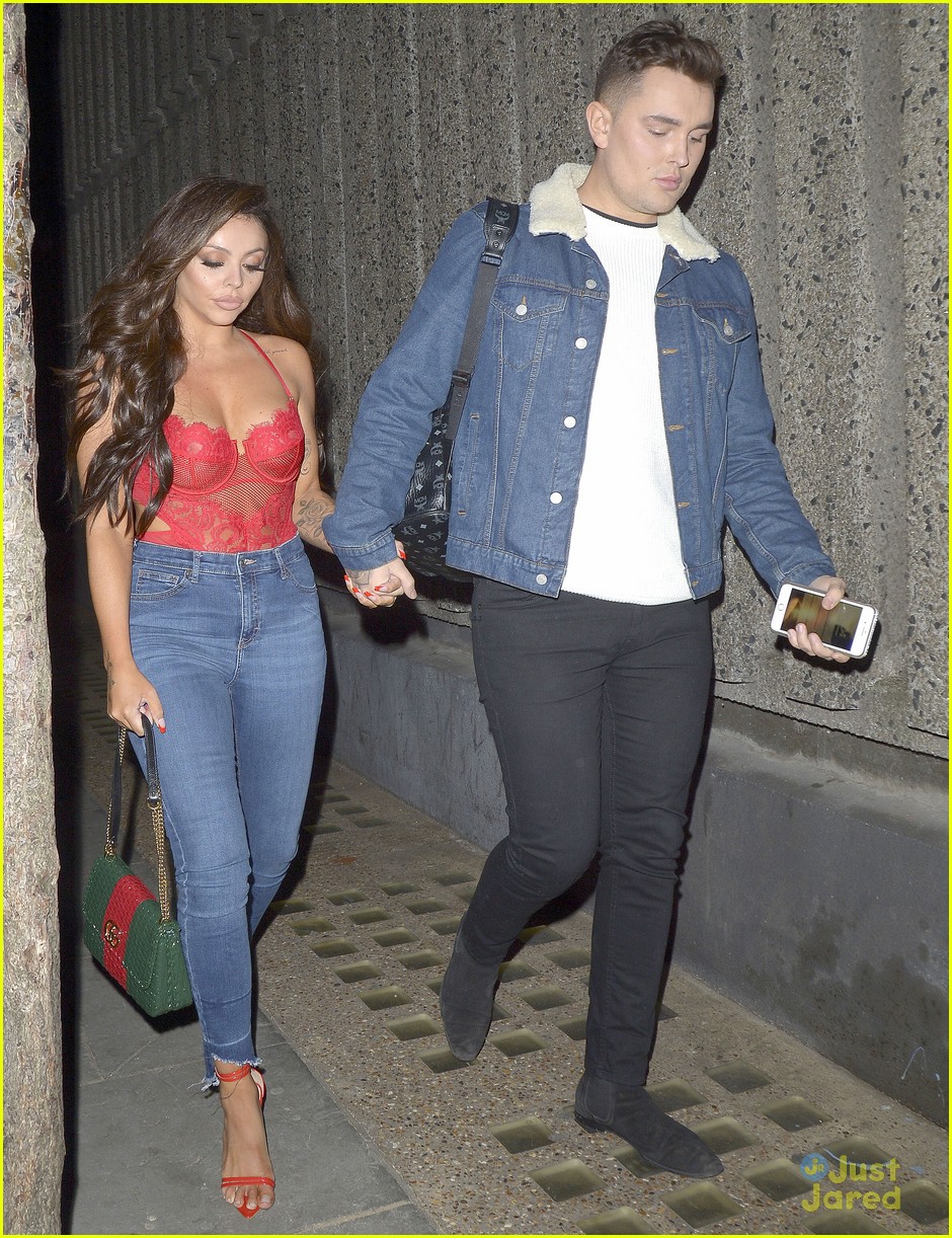 Full Sized Photo of jesy nelson red top night out gn show tease 11 ...