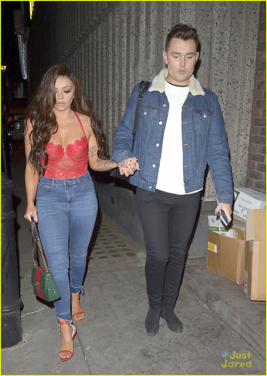 Full Sized Photo of jesy nelson red top night out gn show tease 12 ...