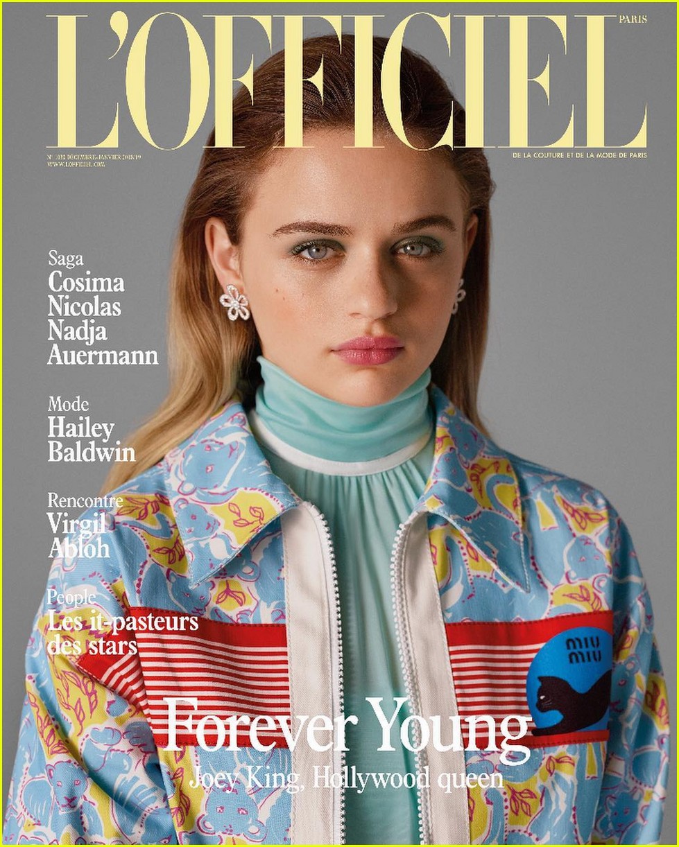 Full Sized Photo of joey king lofficiel paris december 2018 01 | Joey ...