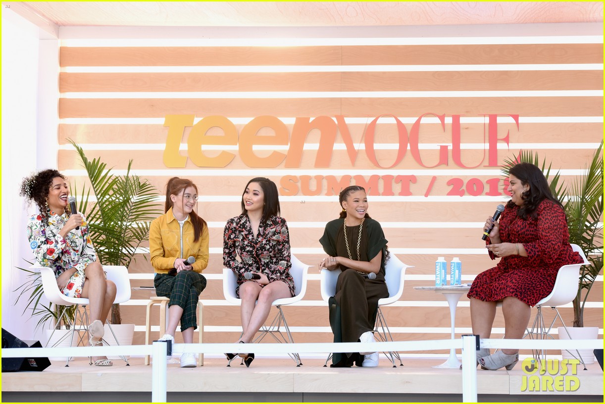 Full Sized Photo of lana condor anna cathcart teen vogue summit 06