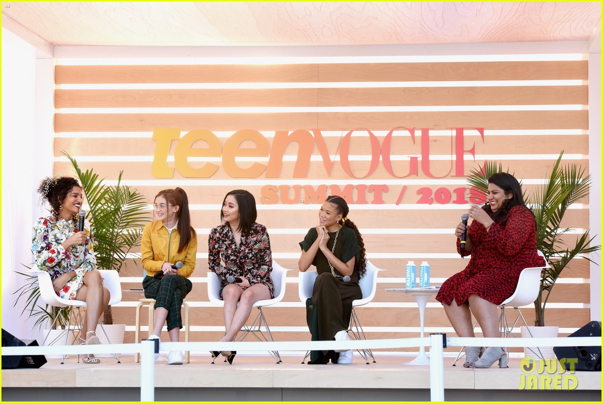 Full Sized Photo of lana condor anna cathcart teen vogue summit 10