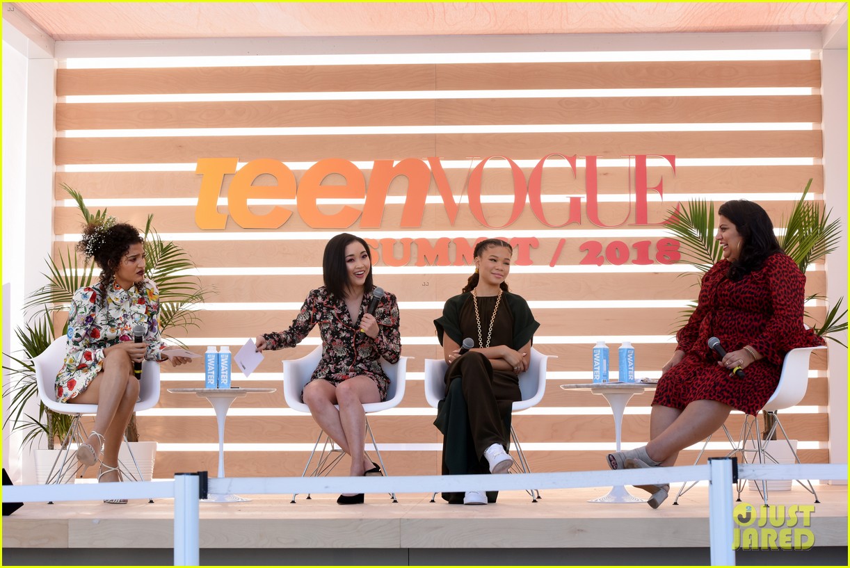 Full Sized Photo of lana condor anna cathcart teen vogue summit 12