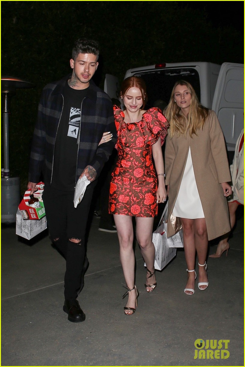 madelaine petsch travis mills jennifer klein holiday party 07