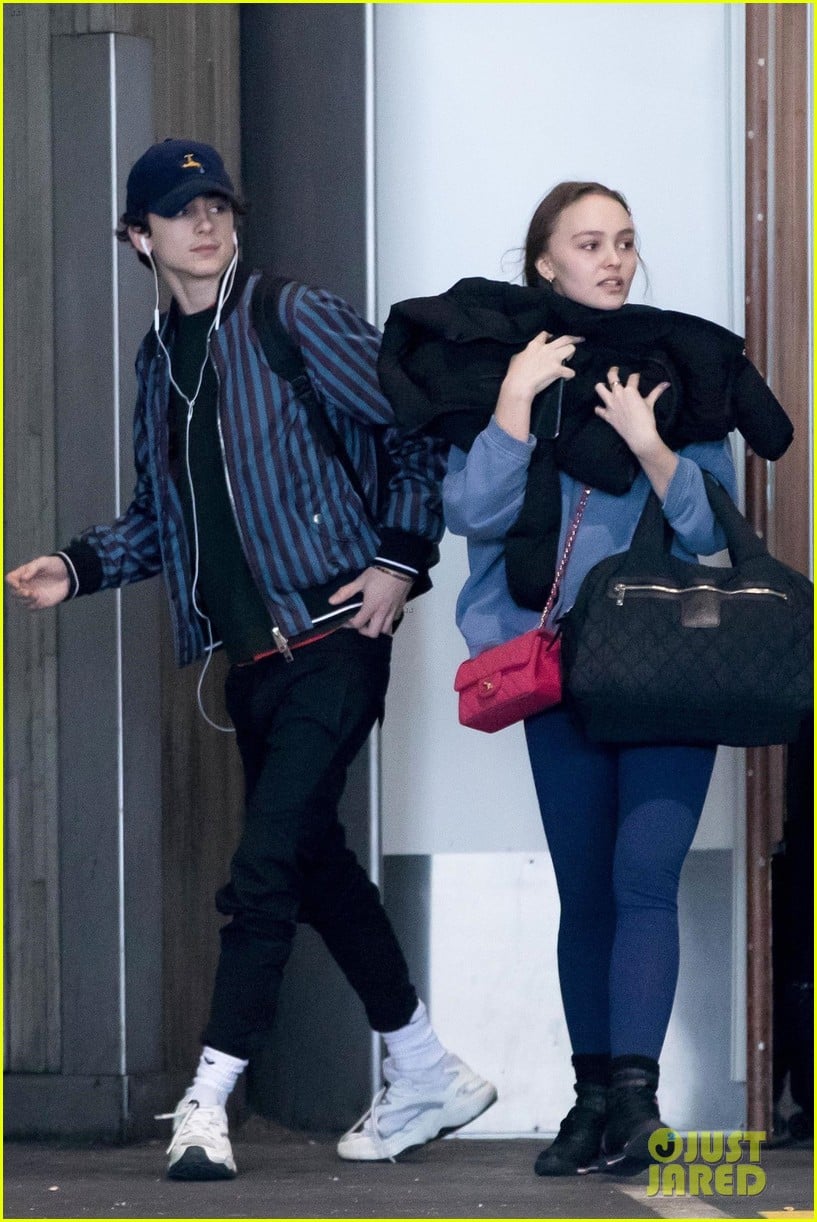 Timothee Chalamet & Lily Rose Depp Couple Up in Paris for Christmas ...