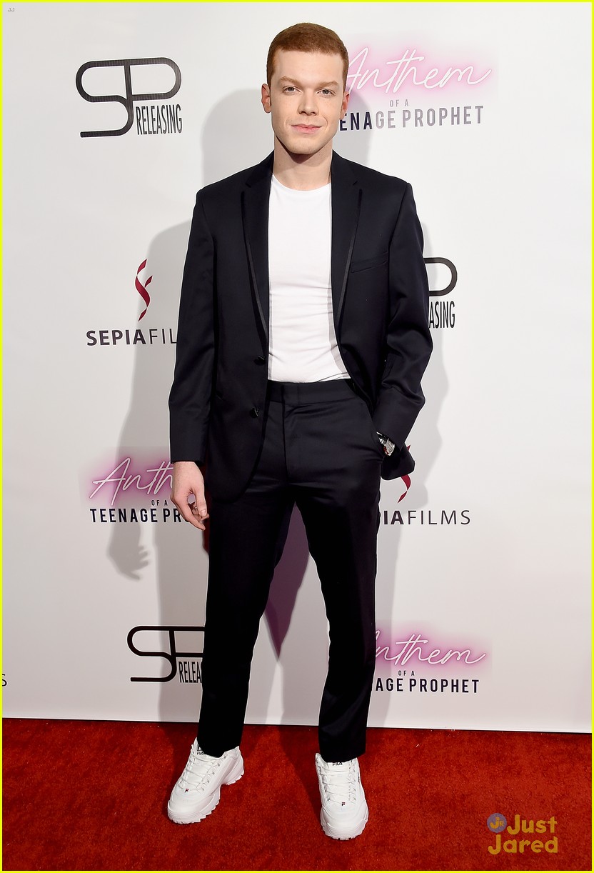 peyton list cameron monaghan premiere anthem la 18