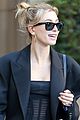 hailey bieber dons oversized blazer for afternoon outing 02