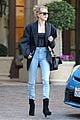 hailey bieber dons oversized blazer for afternoon outing 05
