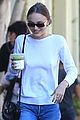 lily rose depp keeps it casual while picking up a green drink 02