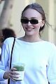lily rose depp keeps it casual while picking up a green drink 04