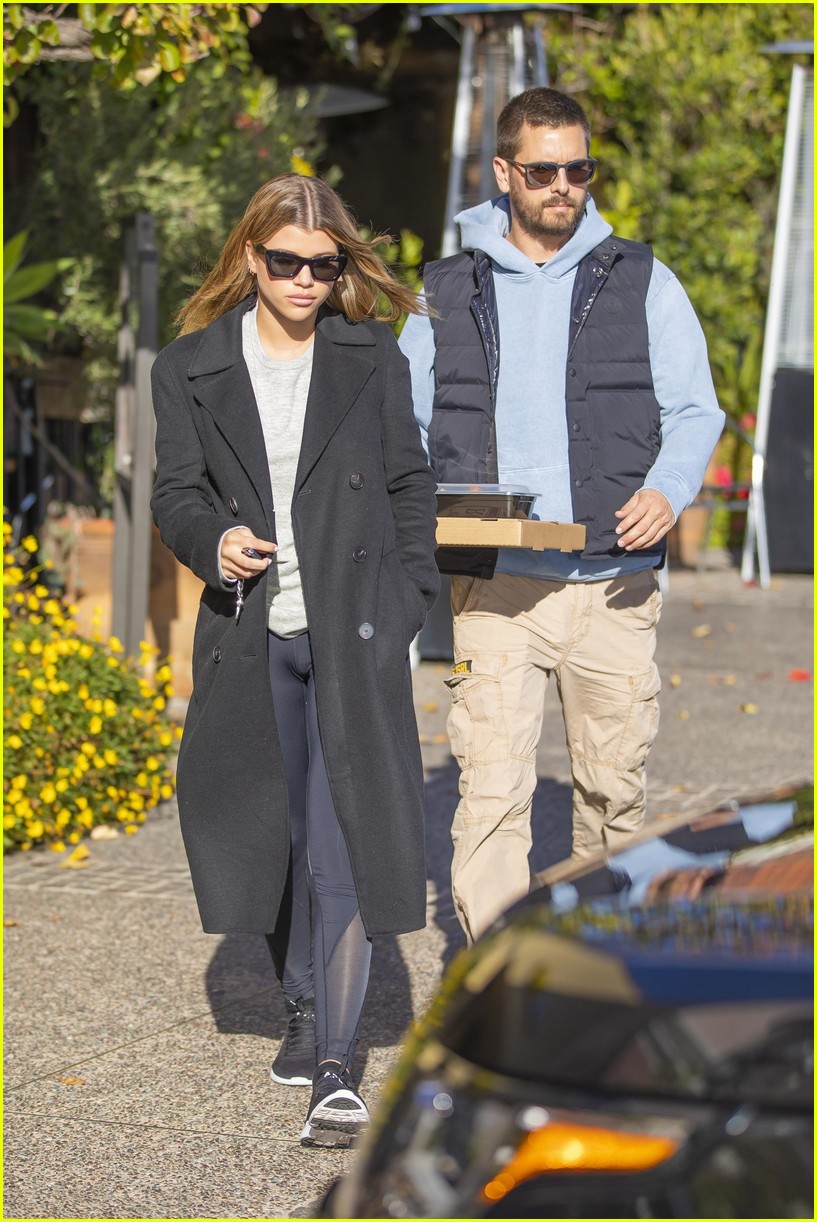 Sofia Richie & Scott Disick Step Out as She Mourns Loss of Dog Jake