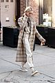 hailey bieber bundles up for morning coffee 03