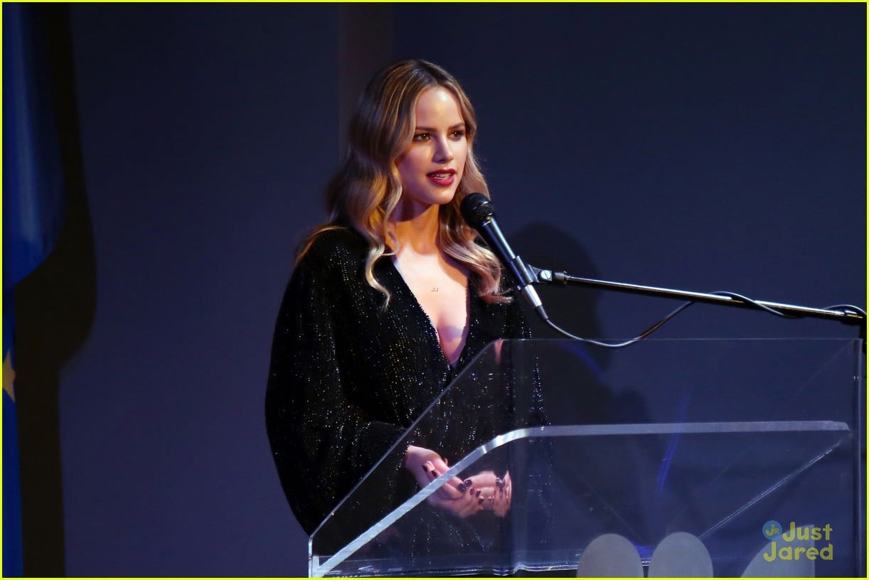 Full Sized Photo of halston sage filming italy event 02 | Halston Sage