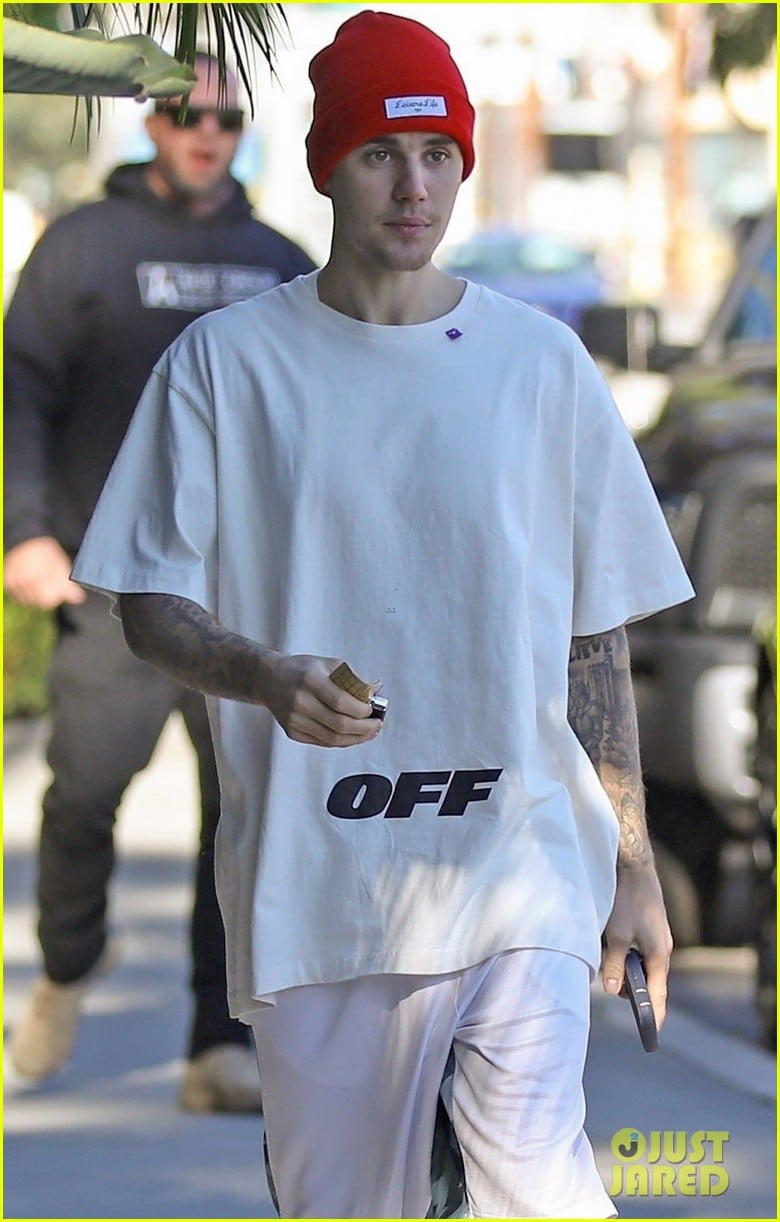 Justin Bieber's Face Tattoo Disappears During Gym Session | Photo ...