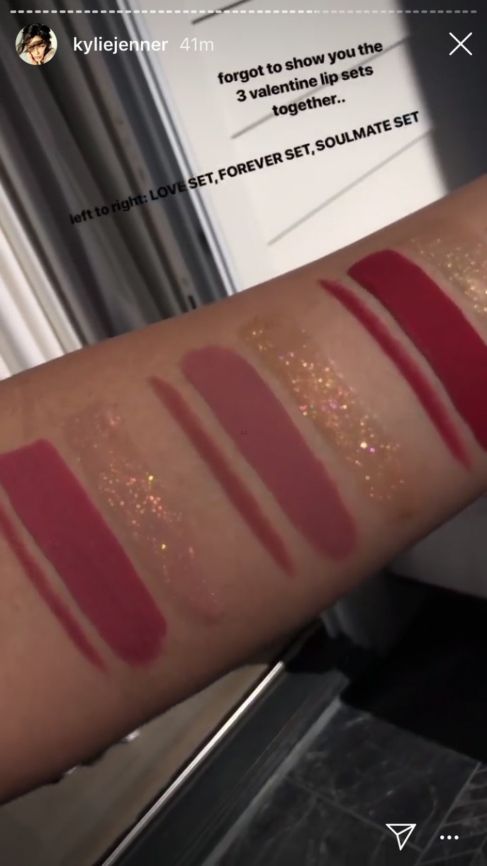 kylie jenner valentines day collection kit