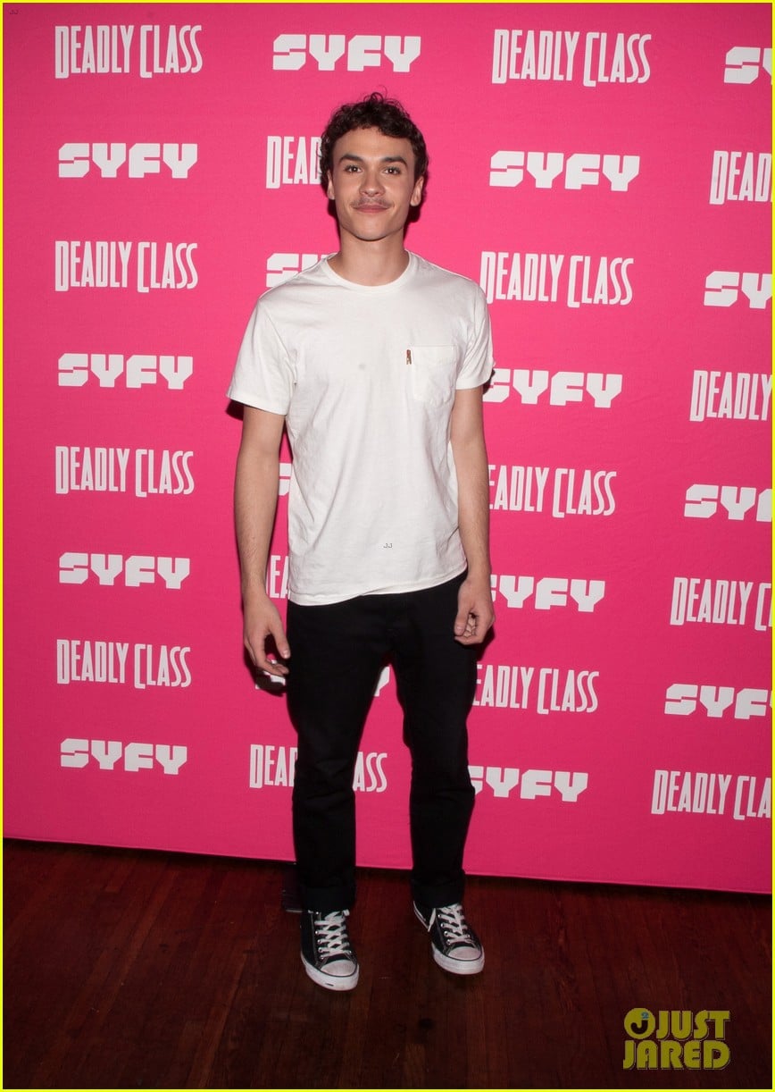 Lana Condor Strikes a Pose at 'Deadly Class' Premiere Screening