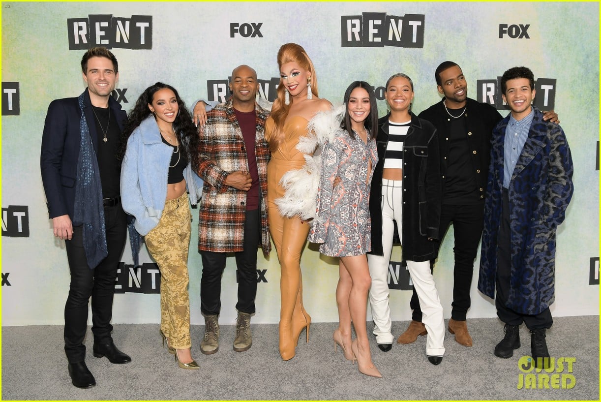 Vanessa Hudgens, Jordan Fisher & More Step Out for 'Rent Live' Press