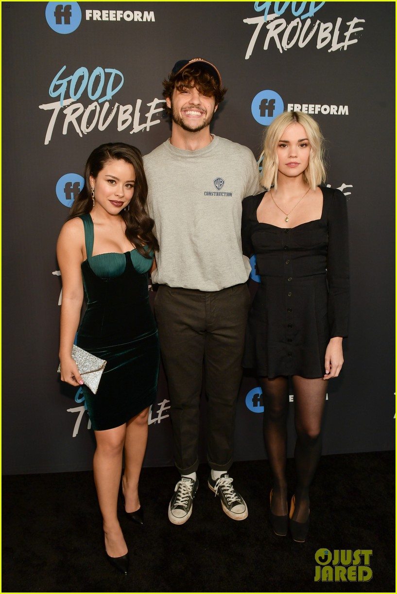 Maia Mitchell & Cierra Ramirez Reunite with Noah Centineo at 'Good
