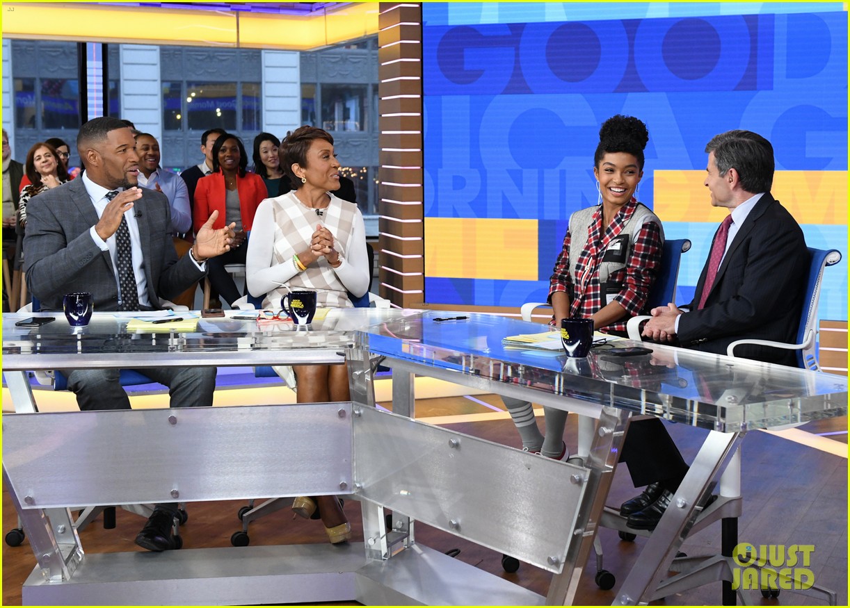 Full Sized Photo of yara shahidi 2019 good morning america 10 | Yara ...