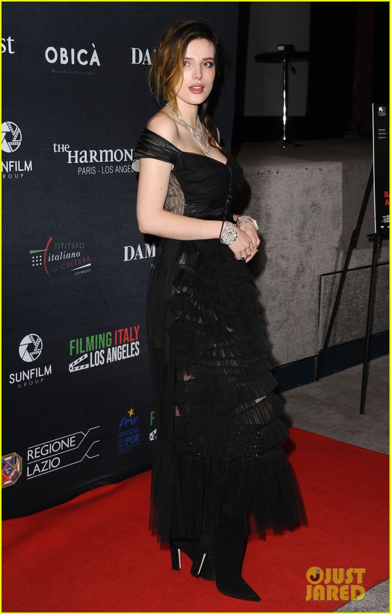Full Sized Photo of bella thorne filming italy festival pics 15 | Bella