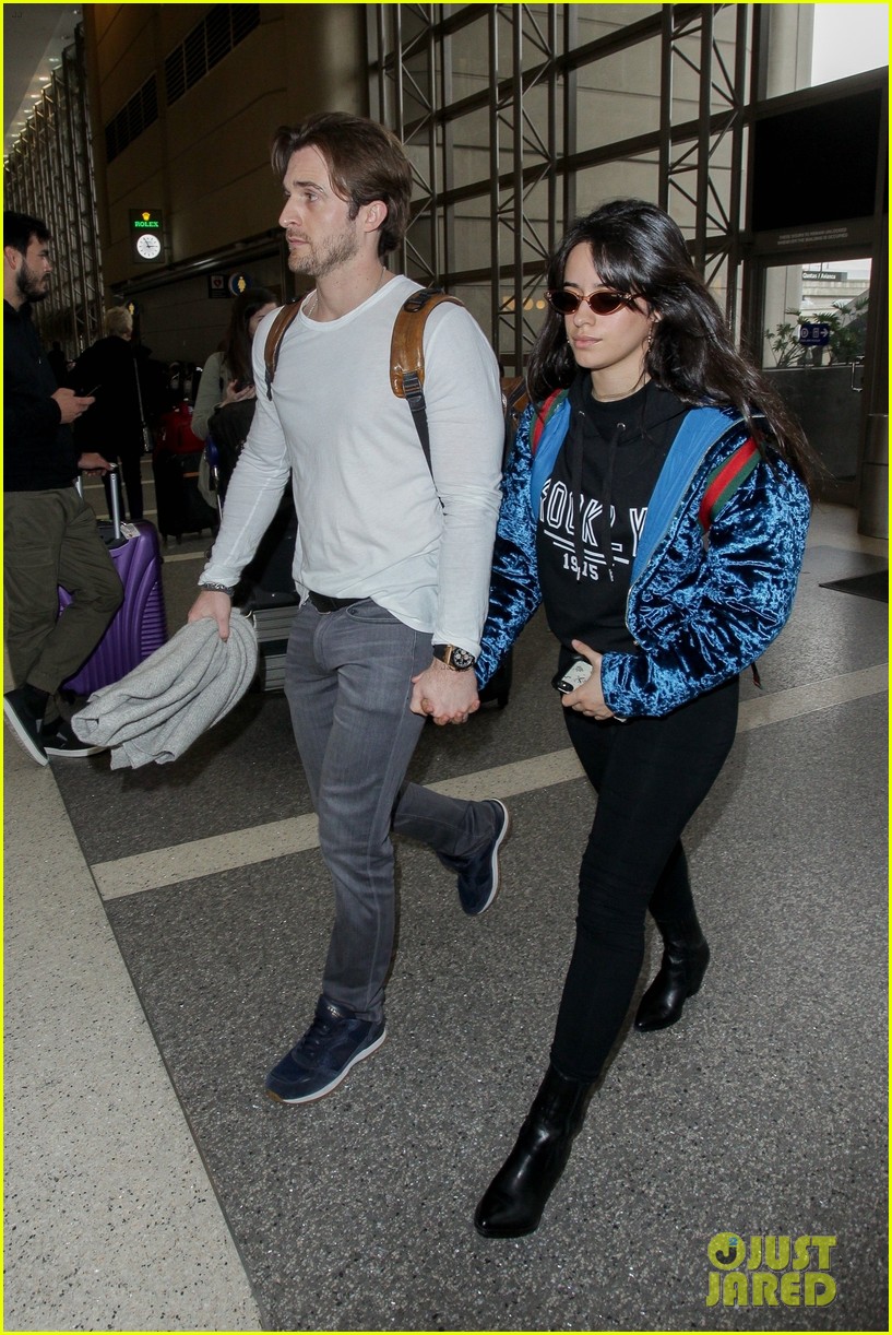 Camila Cabello Leaves L.A. After Grammys with Boyfriend Matthew Hussey