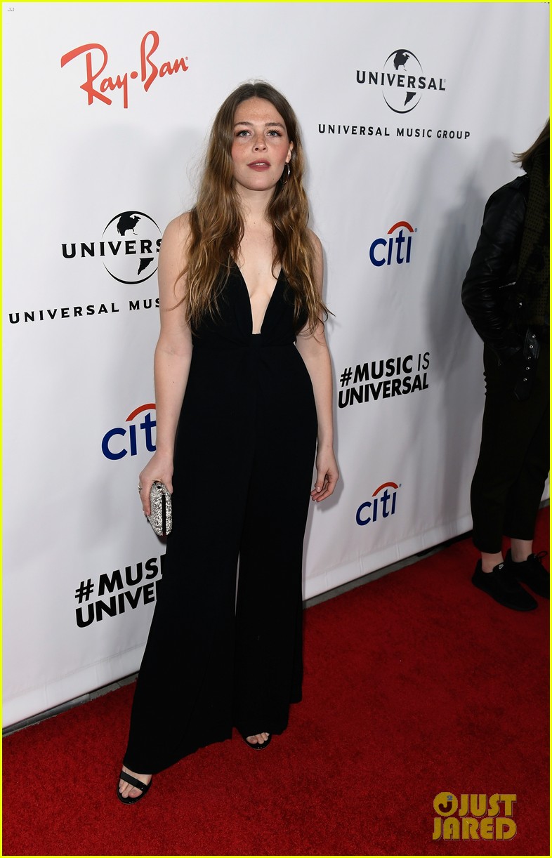 sabrina carpenter glows in yellow at universal music groups grammys 2019 after party 05