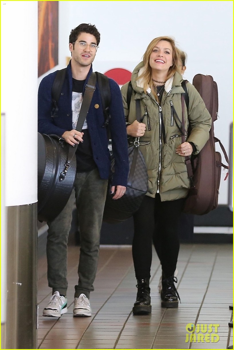 Darren Criss Returns Home After Getting Married to Mia Swier! | Photo