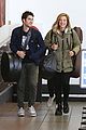 newlyweds darren criss mia swier return home after their wedding 03