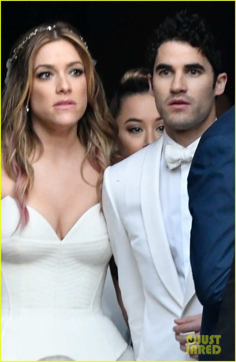 Darren Criss & Mia Swier Look So in Love in Their Wedding Photos