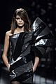 kaia gerber goes glam for saint laurent paris fashion show 03
