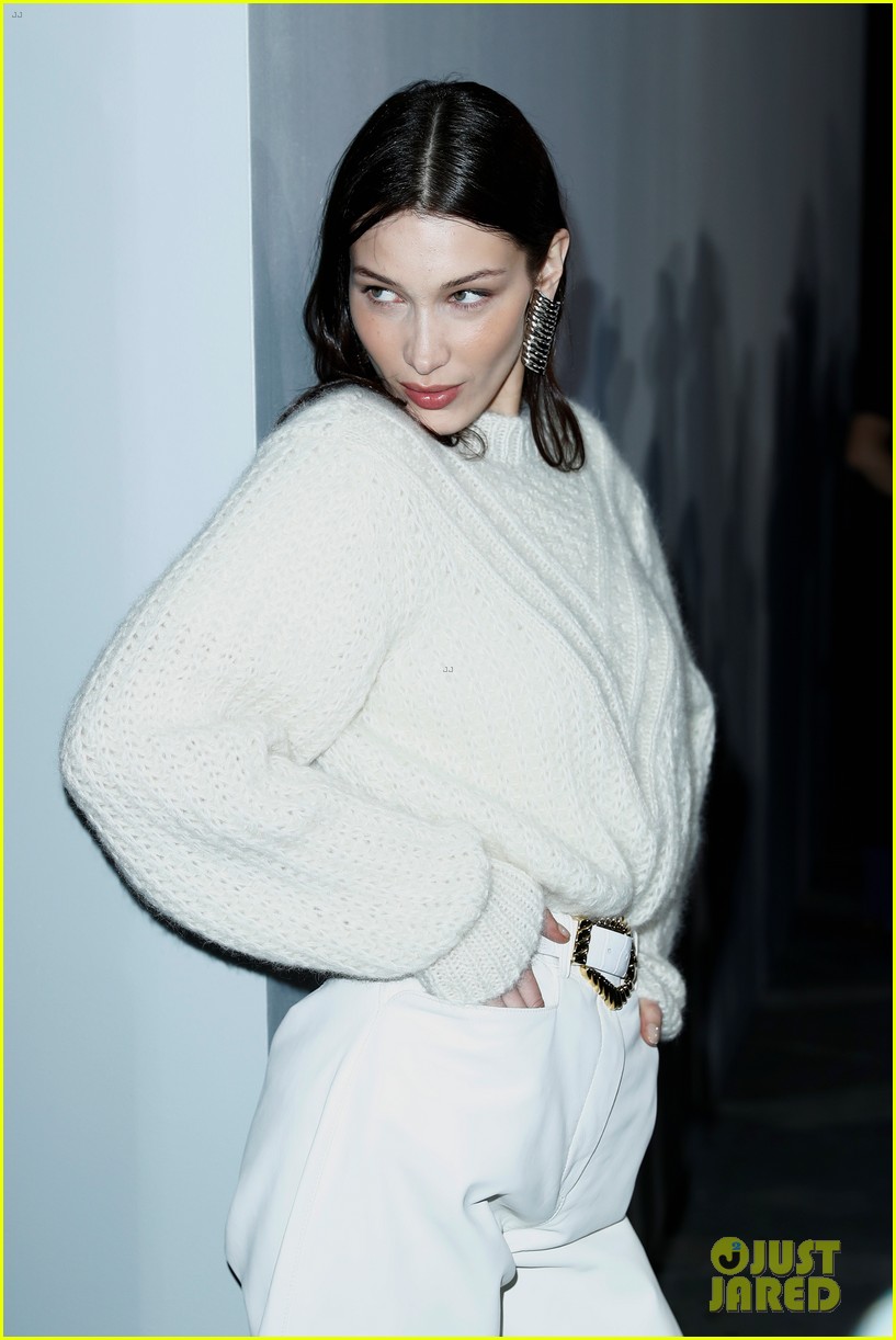 Full Sized Photo of bella hadid rocks two looks at alberta ferrettis ...