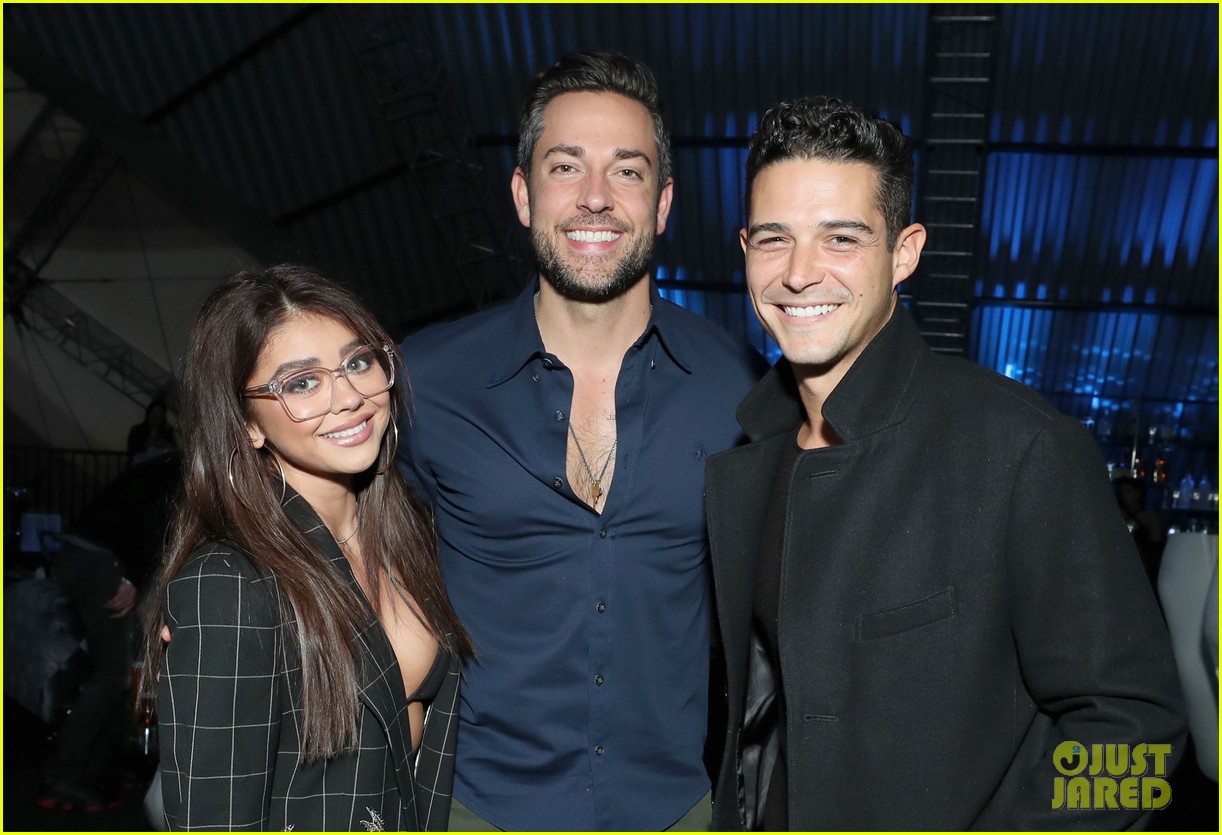 Sarah Hyland & Wells Adams Join Vanessa Hudgens at Super Bowl Weekend