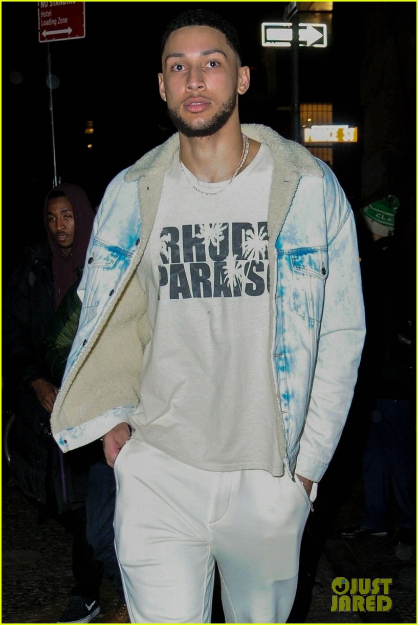 kendall jenner boyfriend ben simmons step out for date night 02