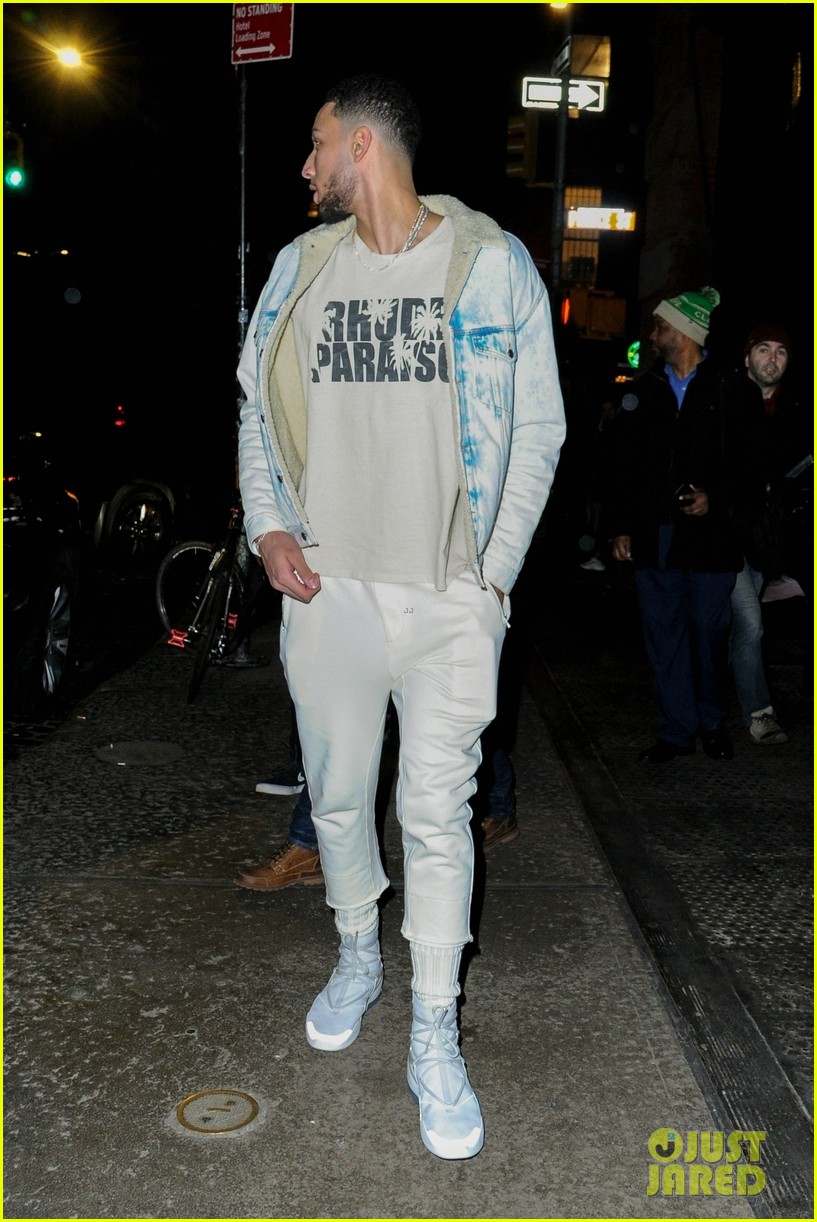 kendall jenner boyfriend ben simmons step out for date night 12