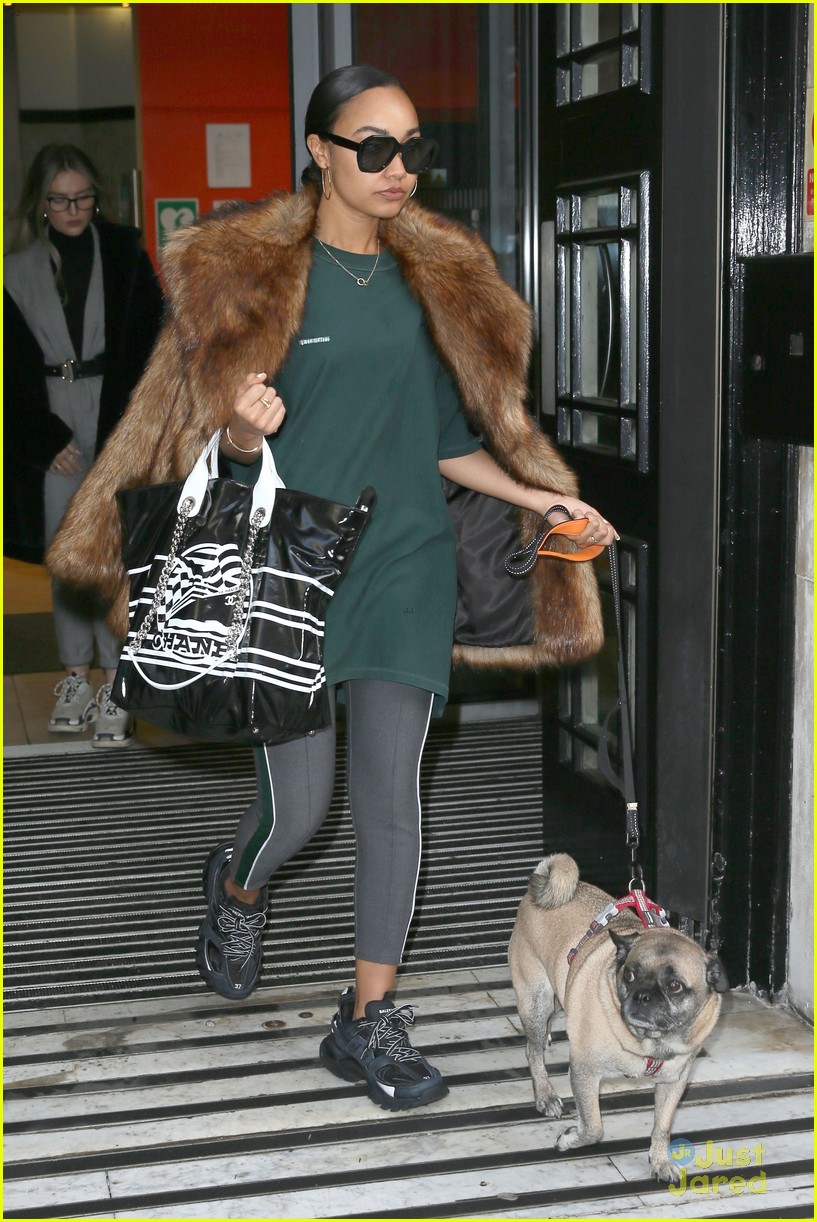 Leigh-Anne Pinnock Brings Pug Harvey To BBC Radio Stop With Little Mix ...