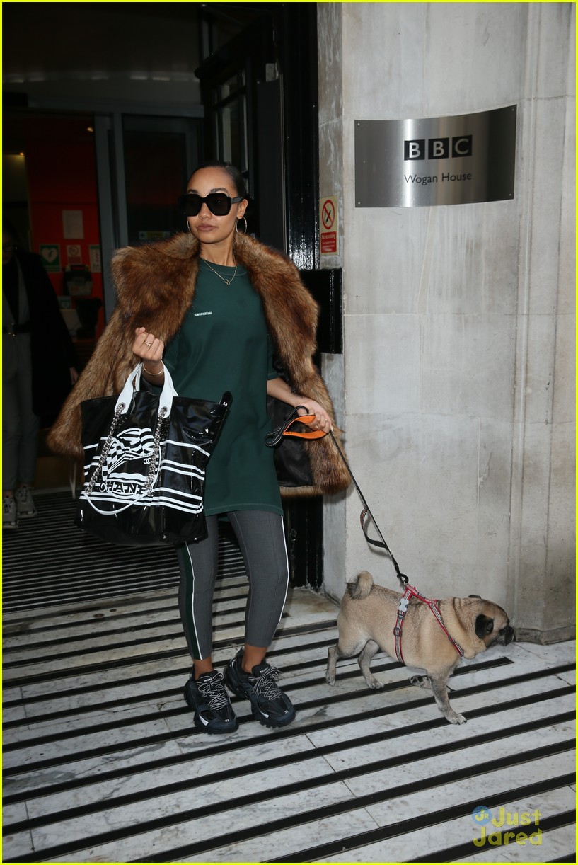 Leigh-Anne Pinnock Brings Pug Harvey To BBC Radio Stop With Little Mix ...