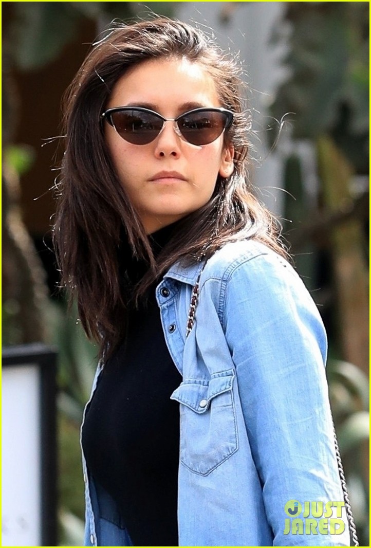 Nina Dobrev & Dog Mrs. Maverick Take Walk After Celebrating The Oscars