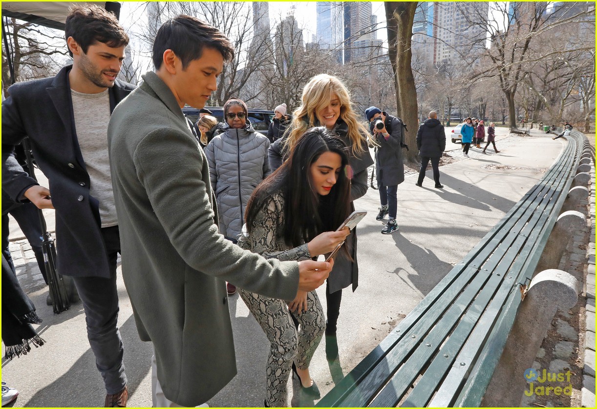 Matthew Daddario & Katherine McNamara Stop By 'Shadowhunters' New Bench