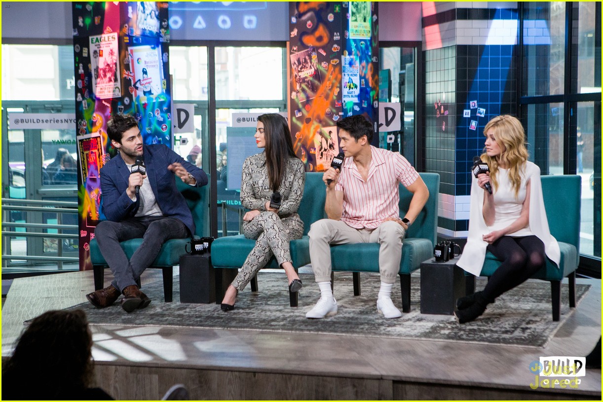 Emeraude Toubia, Katherine McNamara, Matthew Daddario & Harry Shum Jr