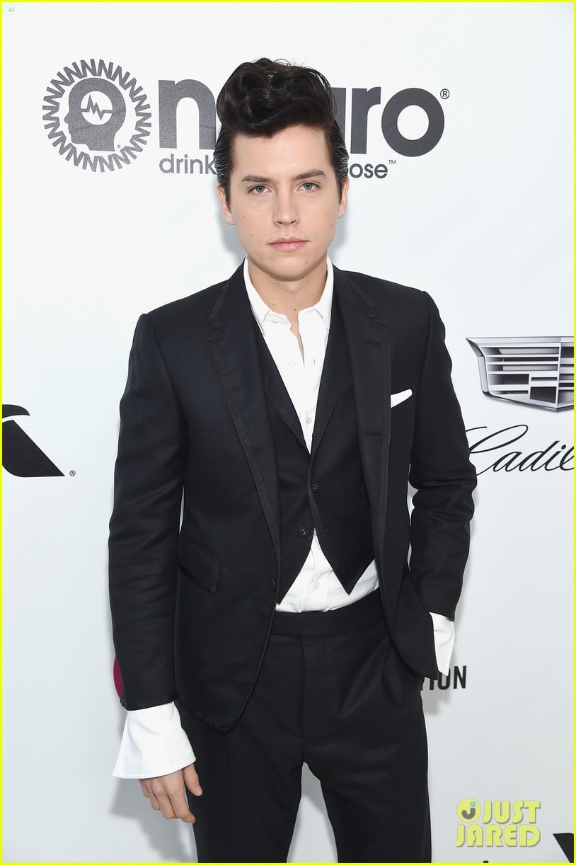 Cole and Dylan Sprouse Suits Vanity Fair Oscars Afterparty