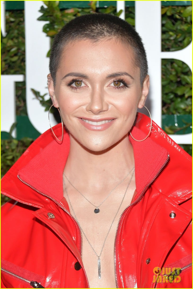 Full Sized Photo of alyson stoner debuts shaved head at teen vogues ... pic