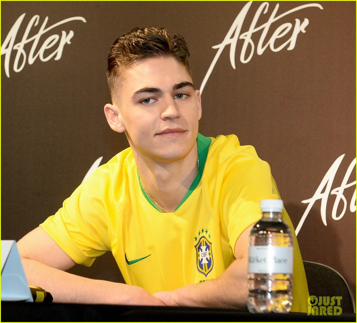 Josephine Langford Joins Hero Fiennes Tiffin in Brazil for 'After