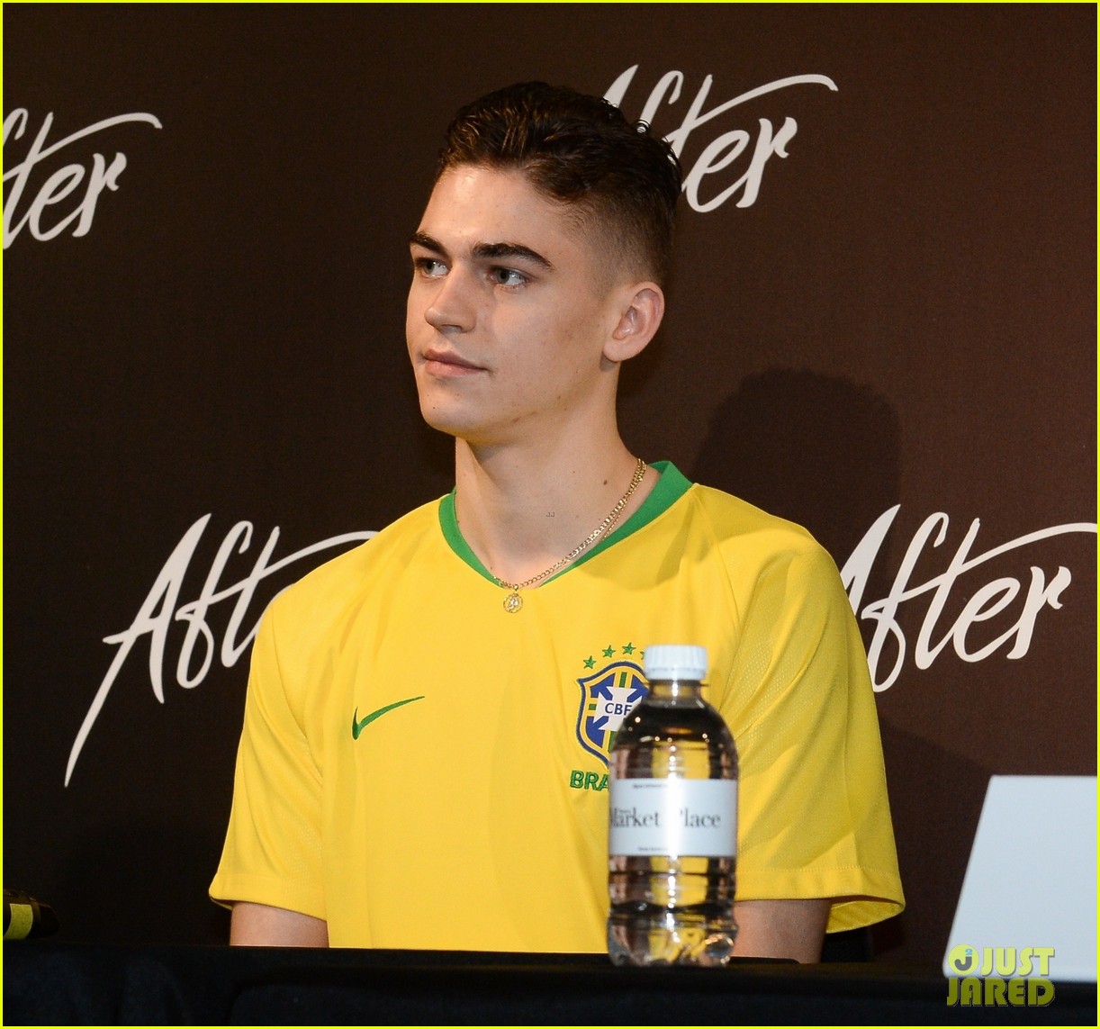 Josephine Langford Joins Hero Fiennes Tiffin in Brazil for 'After