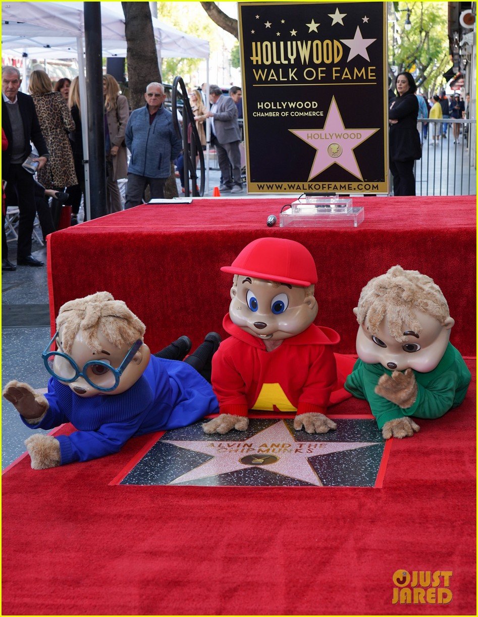 Alvin & The Chipmunks Receive Star On The Hollywood Walk of Fame ...